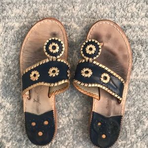 Navy + Gold Jack Rogers